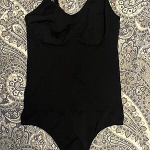 Black One-Piece Swimsuit